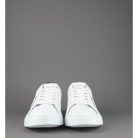 Philippe Model Sneakers Donna New Temple Pelle Bianco Spoiler Nero Prezzo 320,00