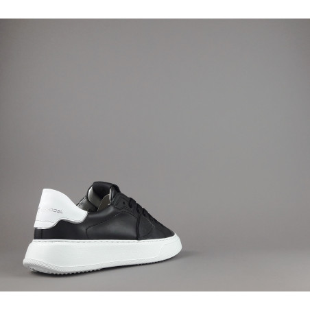 Philippe Model Sneakers Donna New Temple Pelle Nero Spoiler Bianco Prezzo 320,00