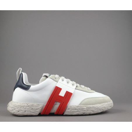 Hogan Sneaker Hogan-3R Uomo Pelle Ricostituita Camoscio Bianco Prezzo 390,00