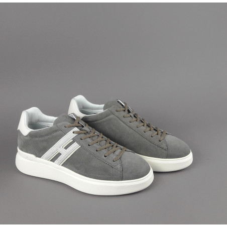 Hogan _ _ Sneakers H580 Uomo Camoscio Grigio H Lunga Prezzo 390,00