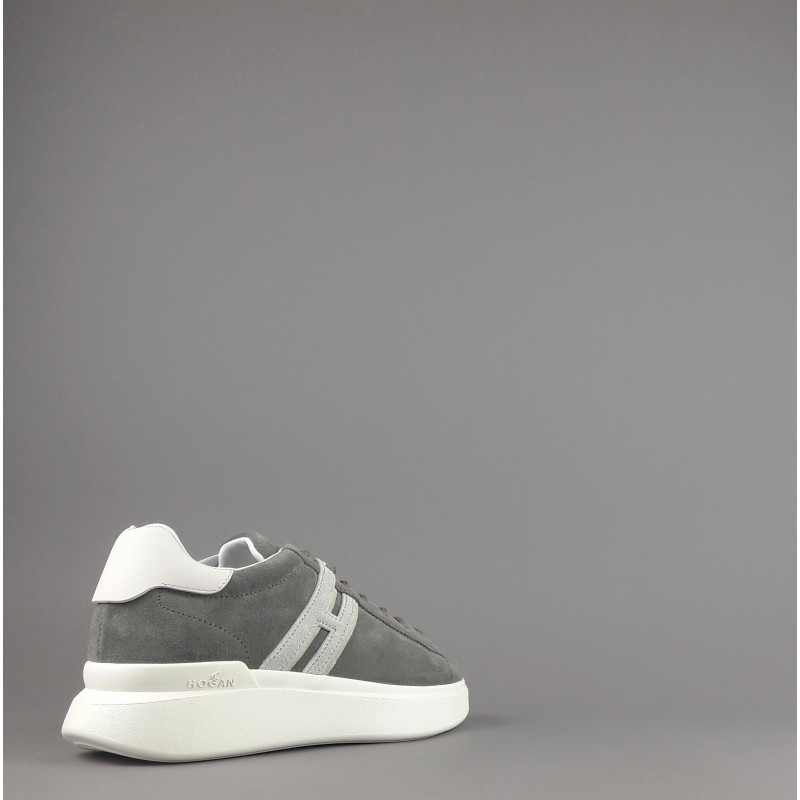Hogan _ _ Sneakers H580 Uomo Camoscio Grigio H Lunga Prezzo 390,00