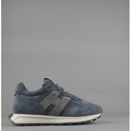 Hogan _ _ Sneakers Uomo H601 Camoscio Avion Chiaro H Camoscio Prezzo 460,00