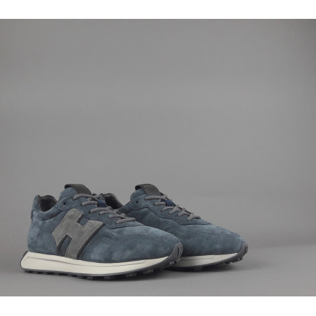 Hogan _ _ Sneakers Uomo H601 Camoscio Avion Chiaro H Camoscio Prezzo 460,00