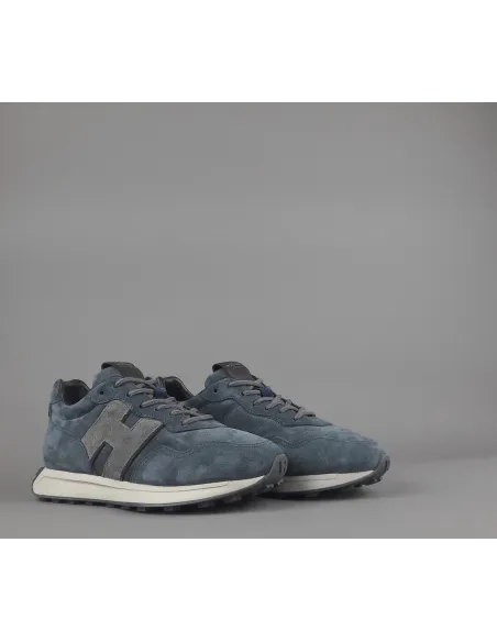 Hogan Sneakers Uomo H601 Camoscio Avion Chiaro H Camoscio Prezzo 460,00