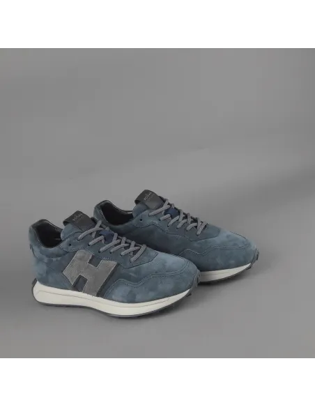 Hogan Sneakers Uomo H601 Camoscio Avion Chiaro H Camoscio Prezzo 460,00