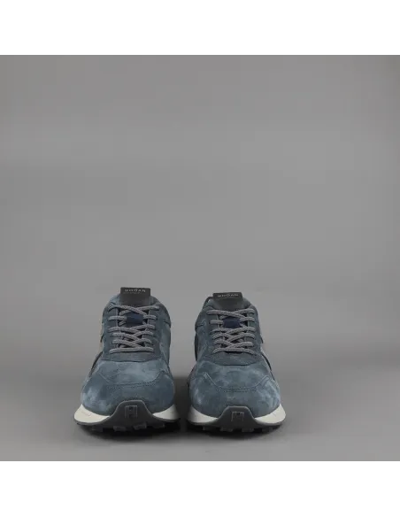 Hogan Sneakers Uomo H601 Camoscio Avion Chiaro H Camoscio Prezzo 460,00