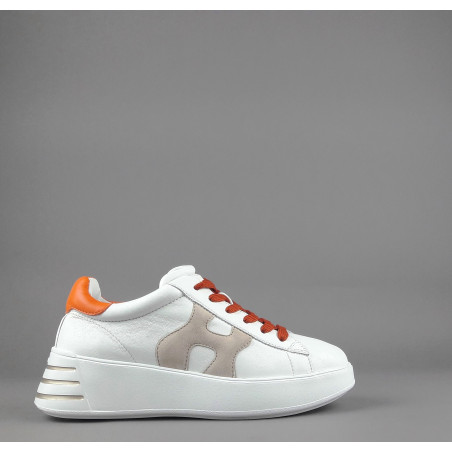 Hogan Rebel Donna H564 Pelle Nappa Bianco H Imbottita Prezzo 390,00