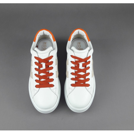 Hogan Rebel Donna H564 Pelle Nappa Bianco H Imbottita Prezzo 390,00