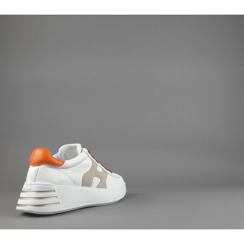 Hogan Rebel Donna H564 Pelle Nappa Bianco H Imbottita Prezzo 390,00