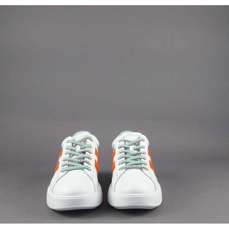 Hogan Rebel Donna H564 Pelle Nappa Bianco H Imbottita Prezzo 390,00