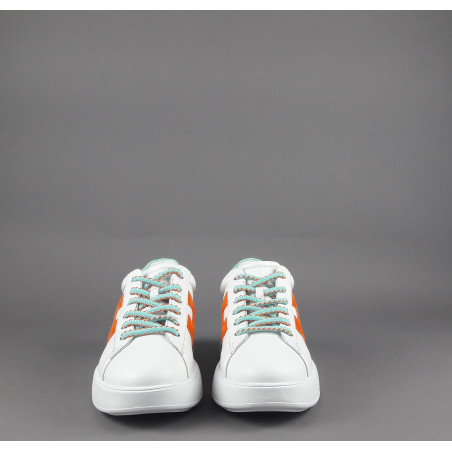 Hogan Rebel Donna H564 Pelle Nappa Bianco H Imbottita Prezzo 390,00