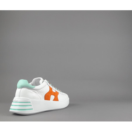 Hogan Rebel Donna H564 Pelle Nappa Bianco H Imbottita Prezzo 390,00