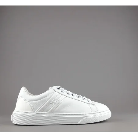 Hogan Sneakers H365 Donna Pelle Nappa Bianco H Canaletto Prezzo 320,00