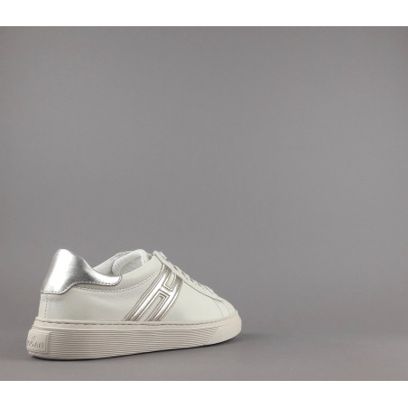 Hogan Sneakers H365 Donna Pelle Nappa Avorio H Canaletto Prezzo 320,00