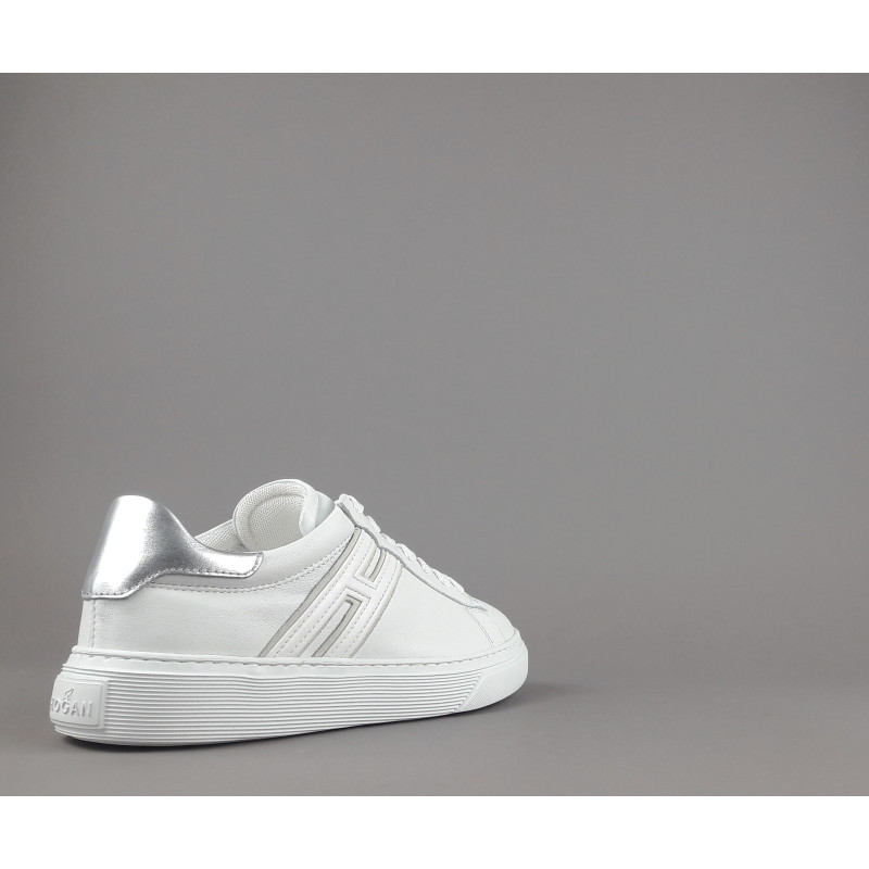 Hogan Sneakers H365 Donna Pelle Nappa Bianco H Canaletto Prezzo 320,00