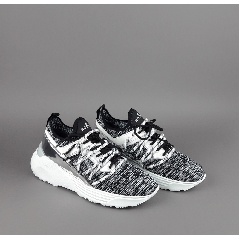 Hogan Active One Uomo Maglia Tecnica Elasticizzata Bianco Nero H Termoformata Prezzo 490,00