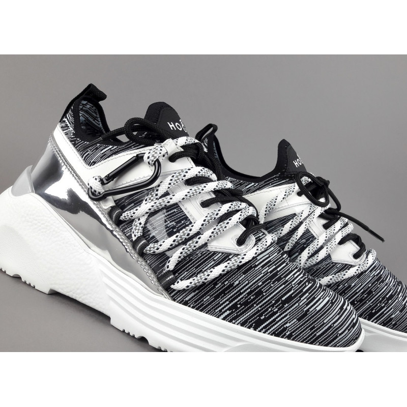 Hogan Active One Uomo Maglia Tecnica Elasticizzata Bianco Nero H Termoformata Prezzo 490,00