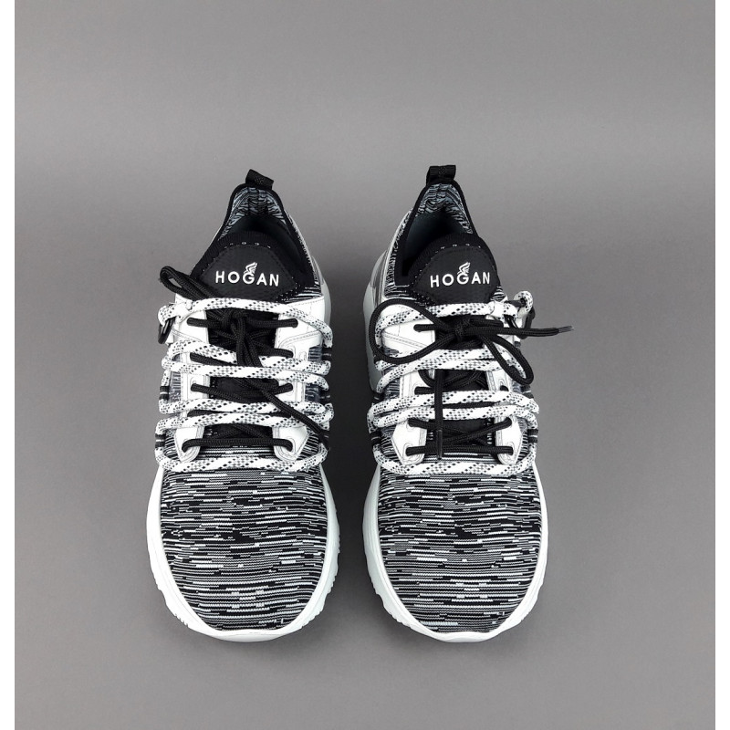 Hogan Active One Uomo Maglia Tecnica Elasticizzata Bianco Nero H Termoformata Prezzo 490,00