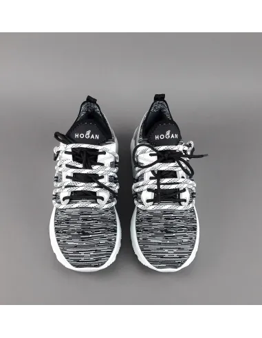 Hogan Active One Uomo Maglia Tecnica Elasticizzata Bianco Nero H Termoformata Prezzo 490,00