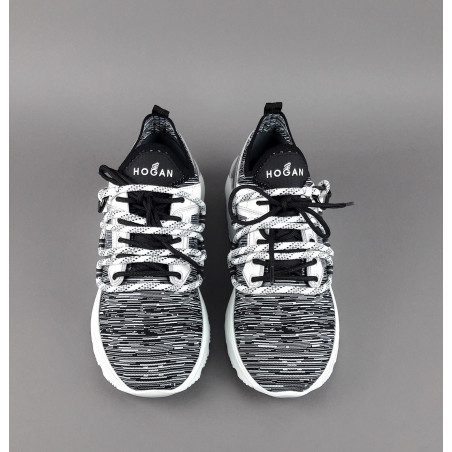 Hogan Active One Uomo Maglia Tecnica Elasticizzata Bianco Nero H Termoformata Prezzo 490,00