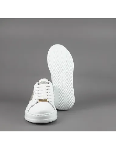 Philippe Model Sneakers Donna New Temple Tres Pelle Bianco Spoiler Animalier Prezzo 340,00