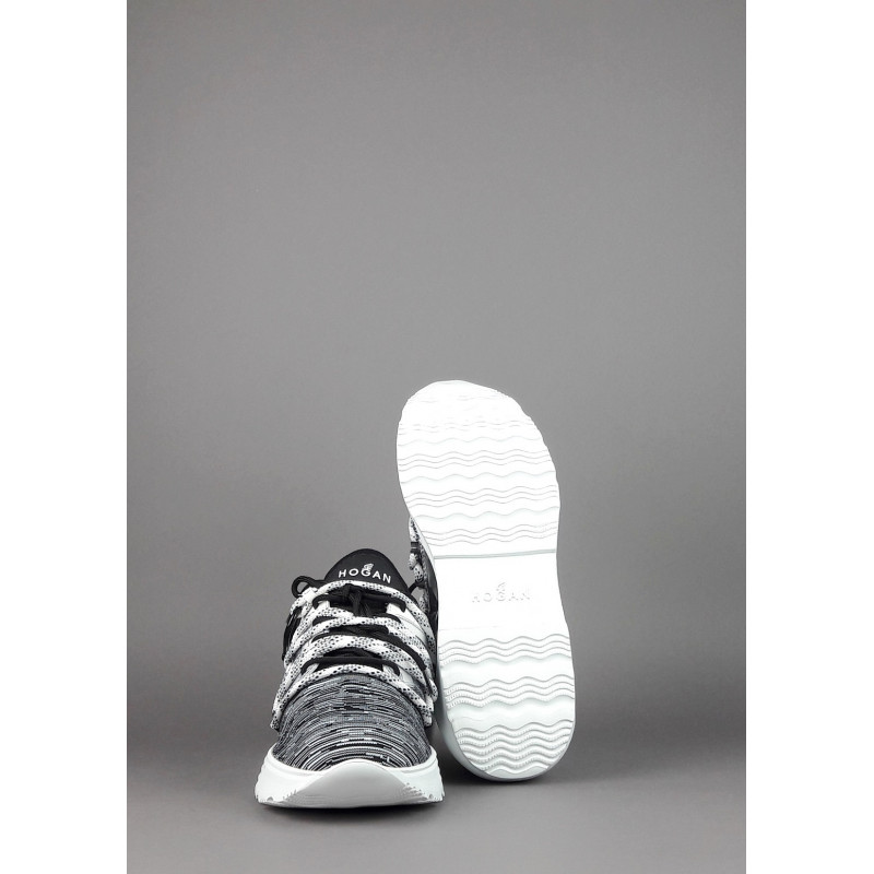 Hogan Active One Uomo Maglia Tecnica Elasticizzata Bianco Nero H Termoformata Prezzo 490,00