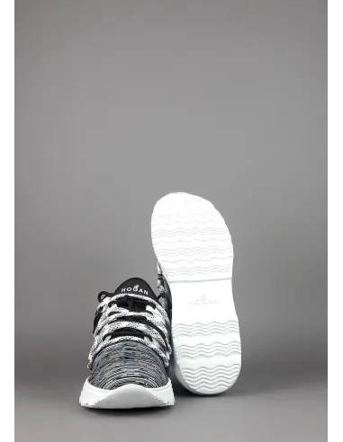 Hogan Active One Uomo Maglia Tecnica Elasticizzata Bianco Nero H Termoformata Prezzo 490,00