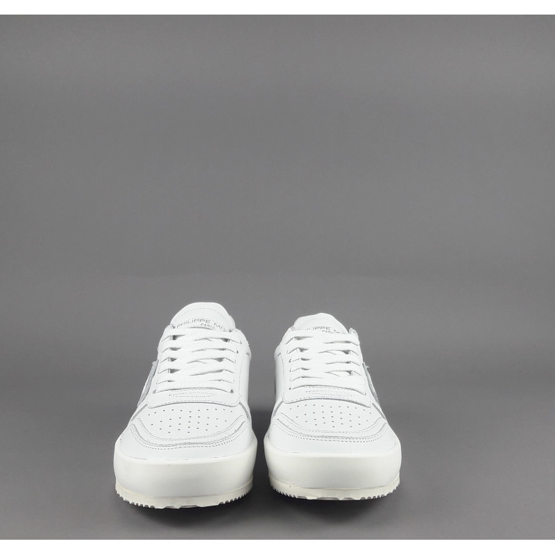 Philippe Model _ _ Sneakers Donna Nice Pelle Bianco Spoiler Bianco Prezzo 250,00