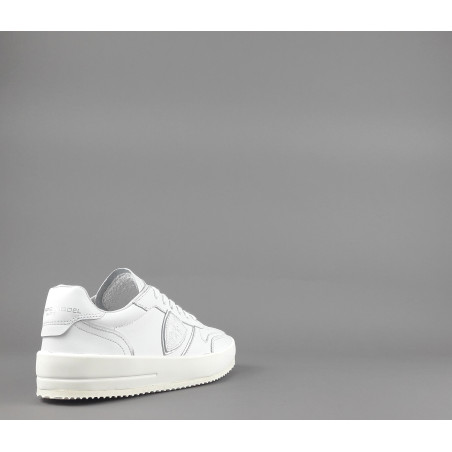 Philippe Model _ _ Sneakers Donna Nice Pelle Bianco Spoiler Bianco Prezzo 250,00