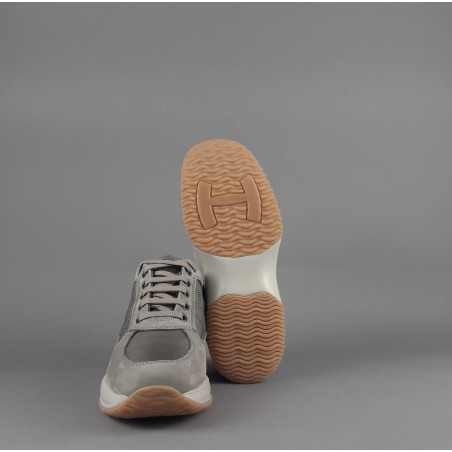 Hogan _ _ Interactive Uomo Nabuk Tela Talpa H Imbottita Prezzo 390,00