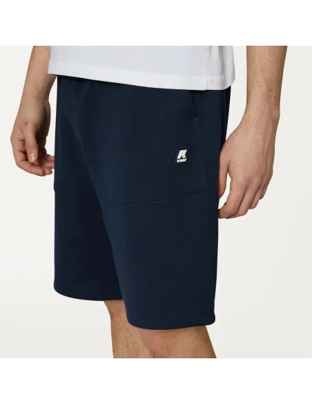 K-Way Bermuda Uomo Theotime Light Spacer Blu Scuro Prezzo 80,00