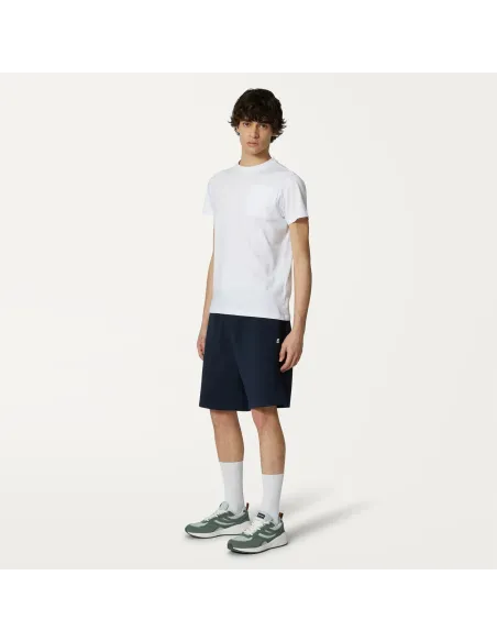 K-Way Bermuda Uomo Theotime Light Spacer Blu Scuro Prezzo 80,00