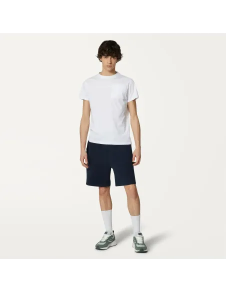 K-Way Bermuda Uomo Theotime Light Spacer Blu Scuro Prezzo 80,00