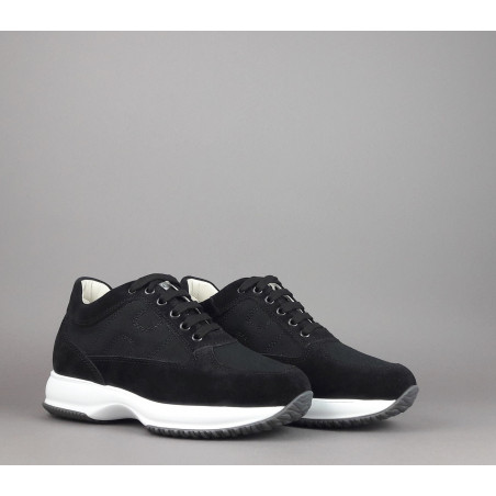 Hogan Interactive Uomo Camoscio Tela Nero Prezzo 290,00