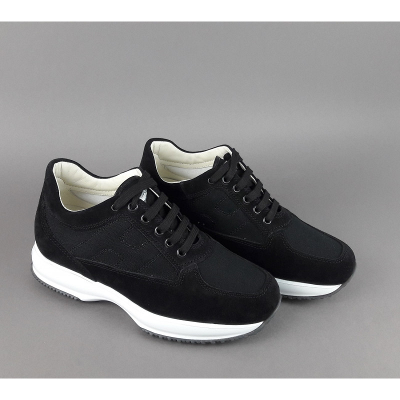 Hogan Interactive Uomo Camoscio Tela Nero Prezzo 290,00