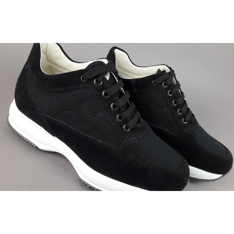 Hogan Interactive Uomo Camoscio Tela Nero Prezzo 290,00