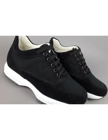 Hogan Interactive Uomo Camoscio Tela Nero Prezzo 290,00
