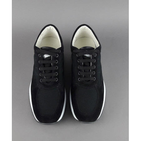 Hogan Interactive Uomo Camoscio Tela Nero Prezzo 290,00
