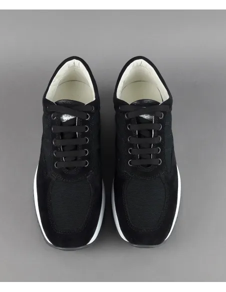 Hogan Interactive Uomo Camoscio Tela Nero Prezzo 290,00
