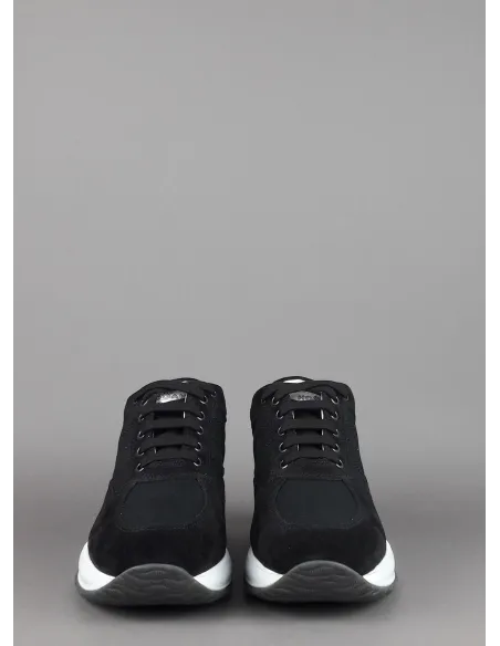 Hogan Interactive Uomo Camoscio Tela Nero Prezzo 290,00
