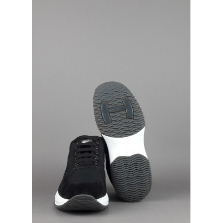 Hogan Interactive Uomo Camoscio Tela Nero Prezzo 290,00