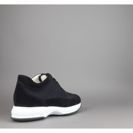 Hogan Interactive Uomo Camoscio Tela Nero Prezzo 290,00