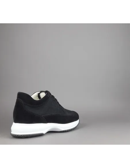 Hogan Interactive Uomo Camoscio Tela Nero Prezzo 290,00