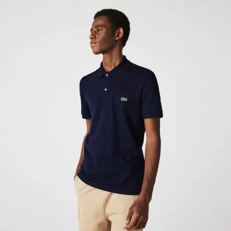 Lacoste _ _ Polo Uomo Slim Fit Blu Scuro Prezzo 110,00