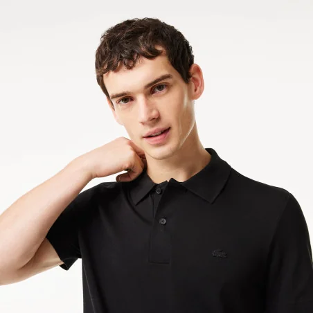 Lacoste _ _ Polo Uomo Movement Regular Stretch Nero Prezzo 120,00