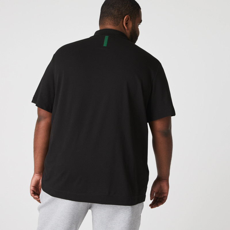 Lacoste _ _ Polo Uomo Movement Regular Stretch Nero Prezzo 120,00