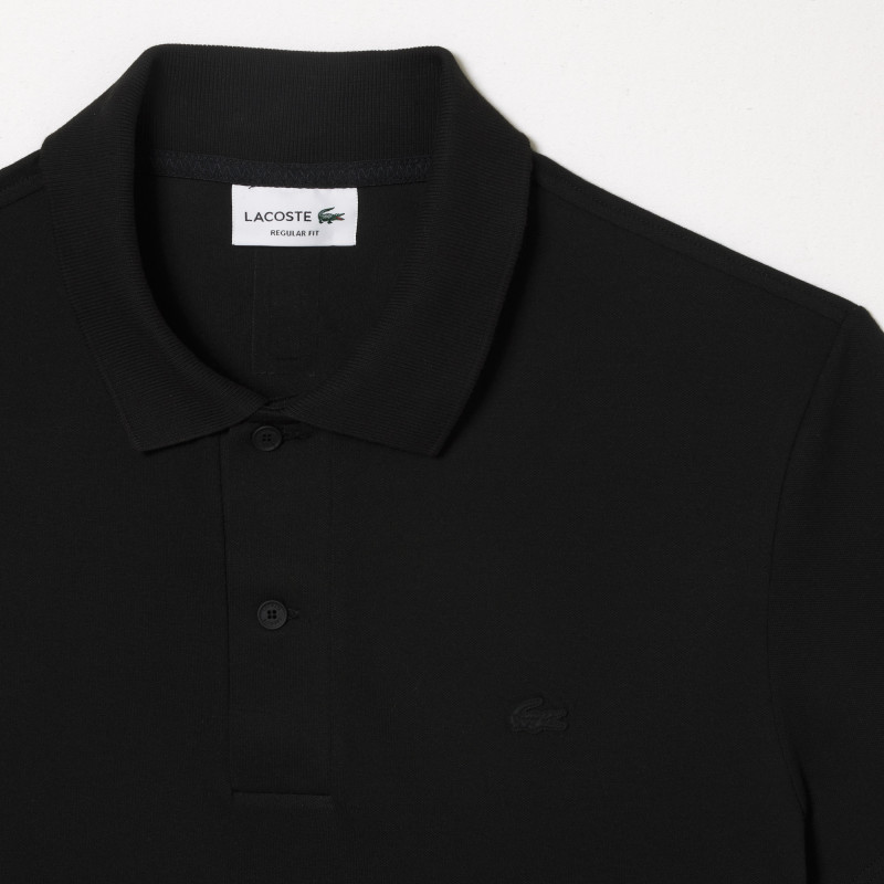 Lacoste _ _ Polo Uomo Movement Regular Stretch Nero Prezzo 120,00