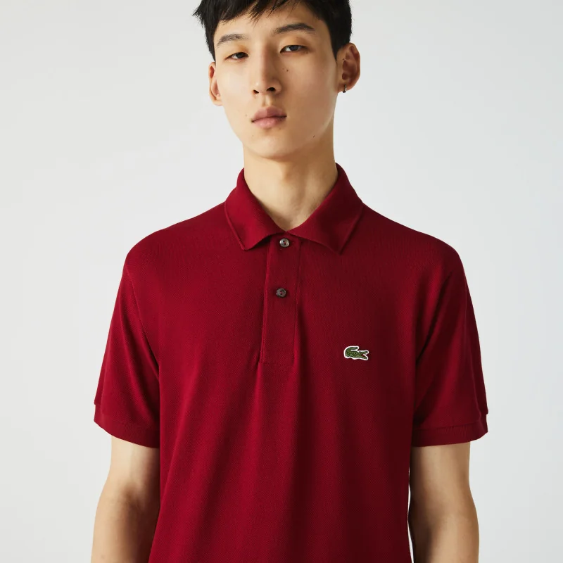 Lacoste Polo Uomo Bordeaux Prezzo 110,00