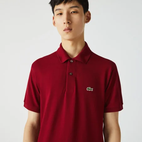 Lacoste Polo Uomo Bordeaux Prezzo 110,00