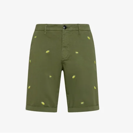 Sun 68 _ _ Bermuda Chino Uomo Verde Scuro Prezzo 85,00